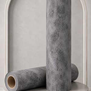 برچسب دیواری و کابینت طرح سیمانی