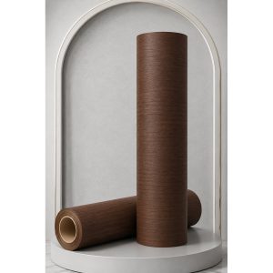 برچسب دیواری و کابینت طرح گردویی روشن