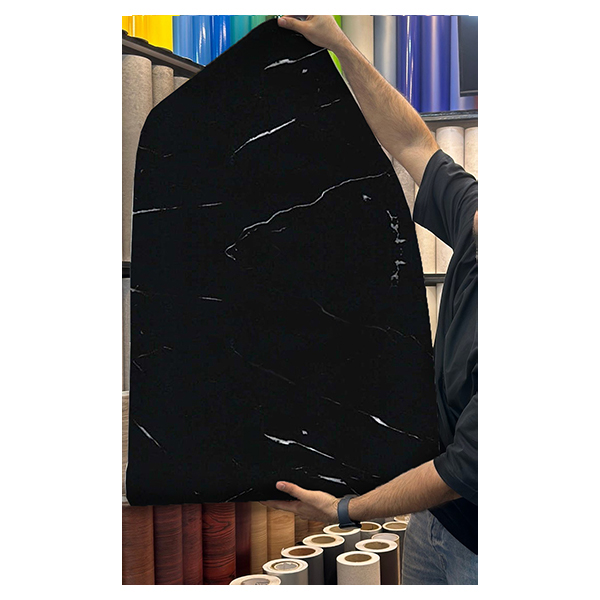 برچسب کابینت طرح سنگ مشکی